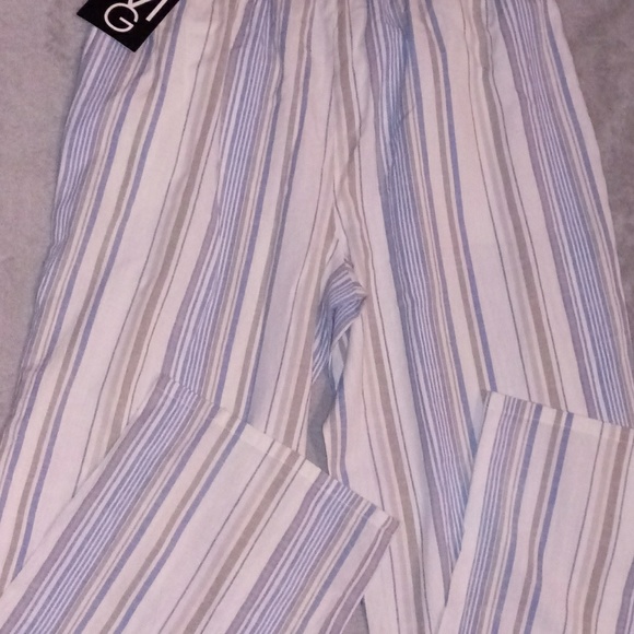striped wide leg pants - Picture 4 of 5